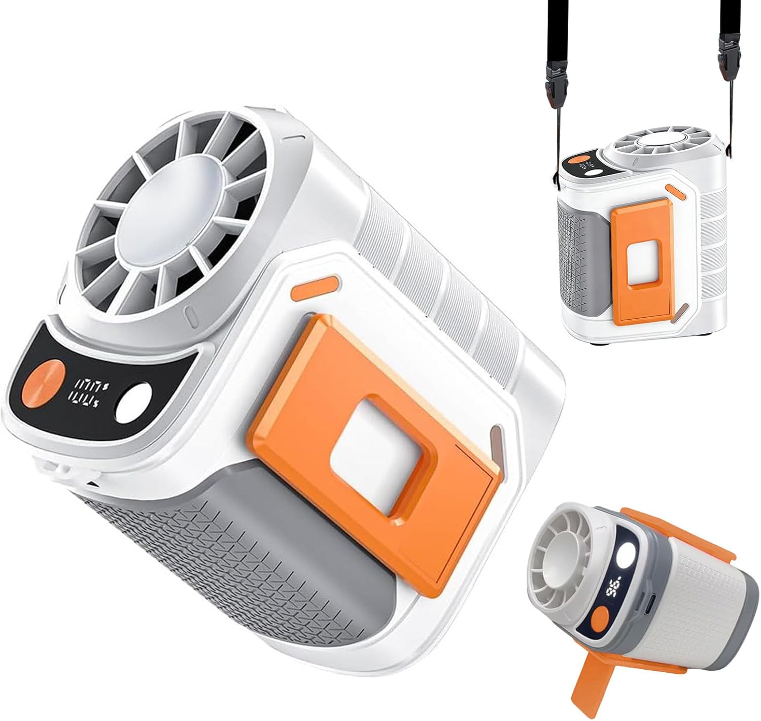 Portable Waist Clip On Personal Pocket Shirt Belt Fan Rechargeable Wearable
