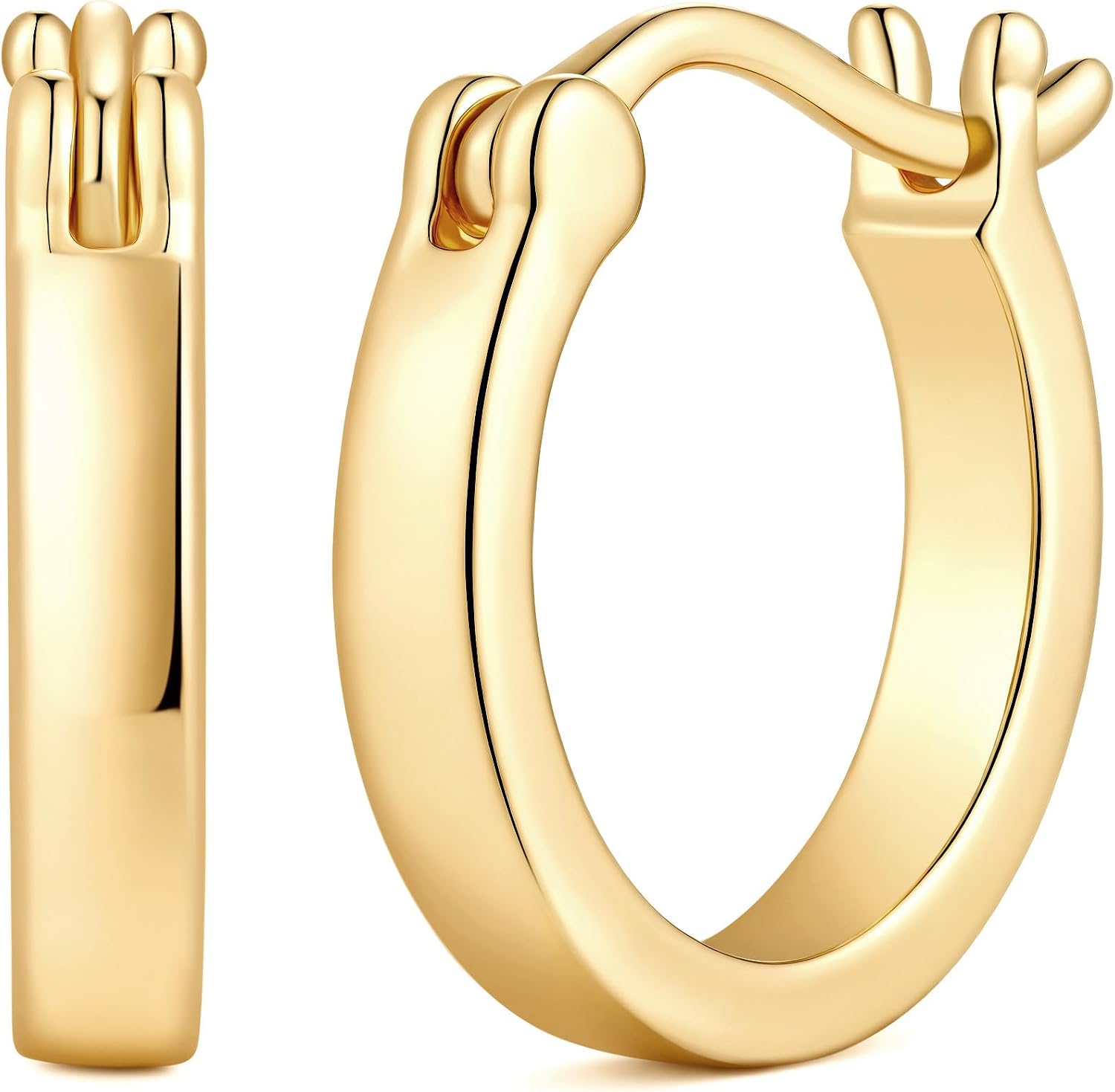 14K Gold Hoop Earrings