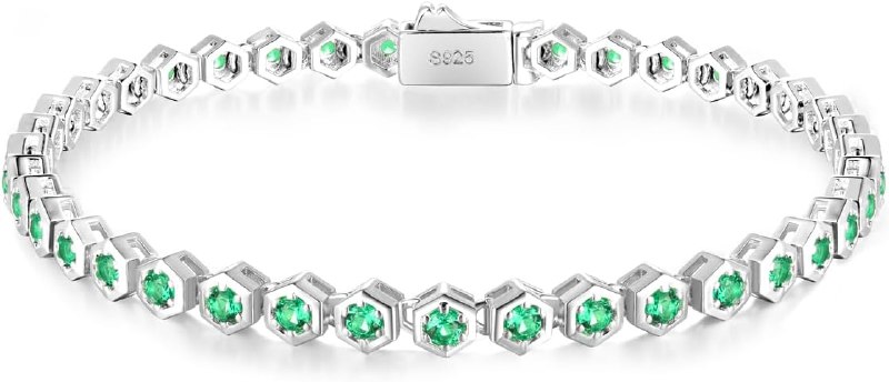 Frbod Emerald Tennis Bracelets
