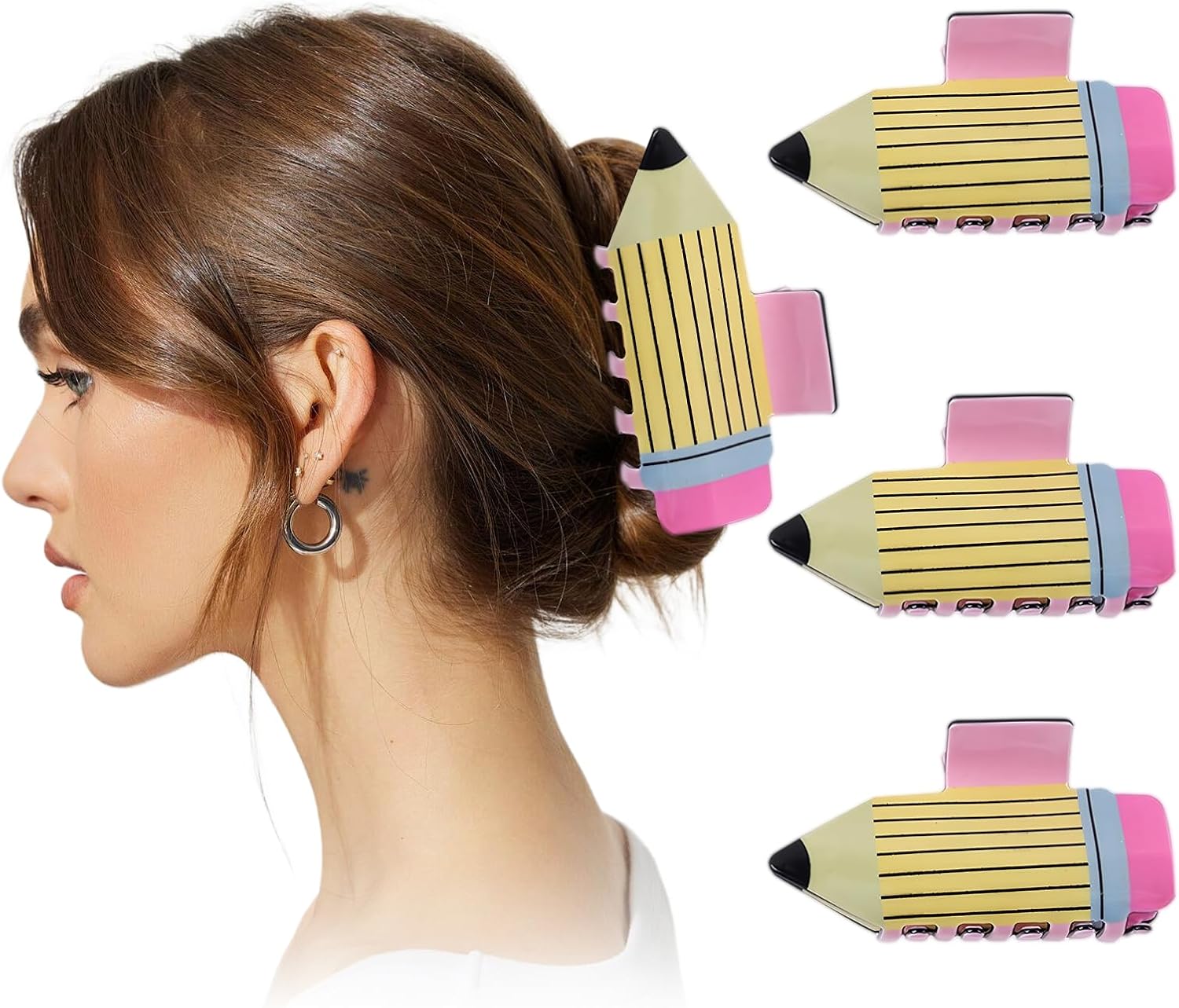 Pencil Hair Clips for Women