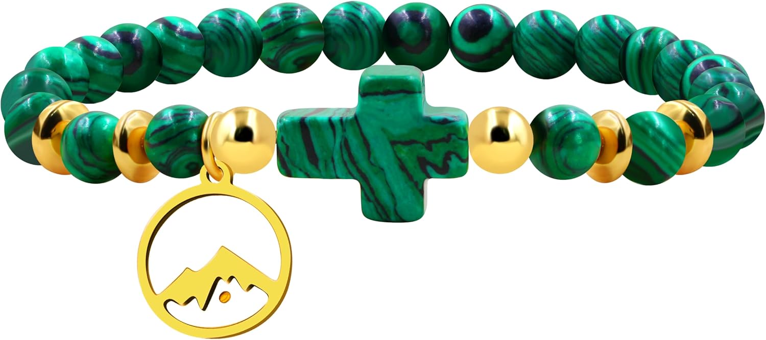 Uloveido Cross Beaded Bracelets