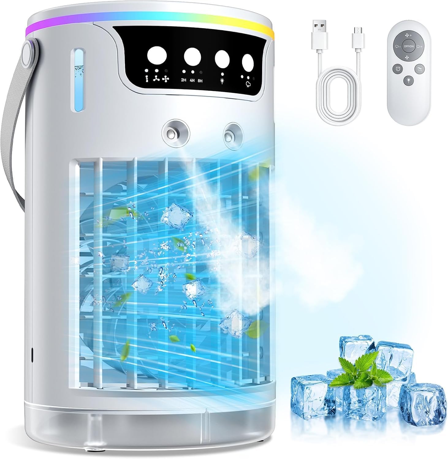 Portable Evaporative Air Coolers (White