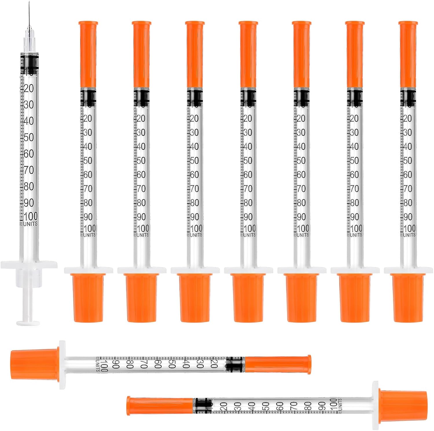 1ml Disposable Syringes (100-Pack