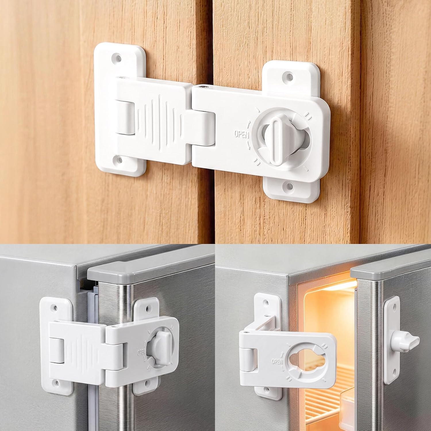 Maveek Refrigerator Door Locks