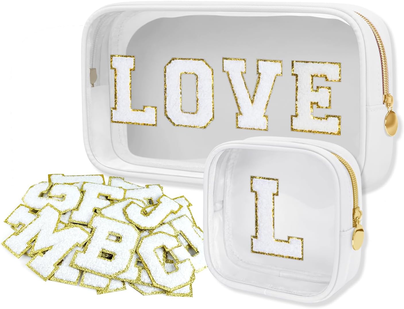 GODEAGLE Personalized Makeup Bags