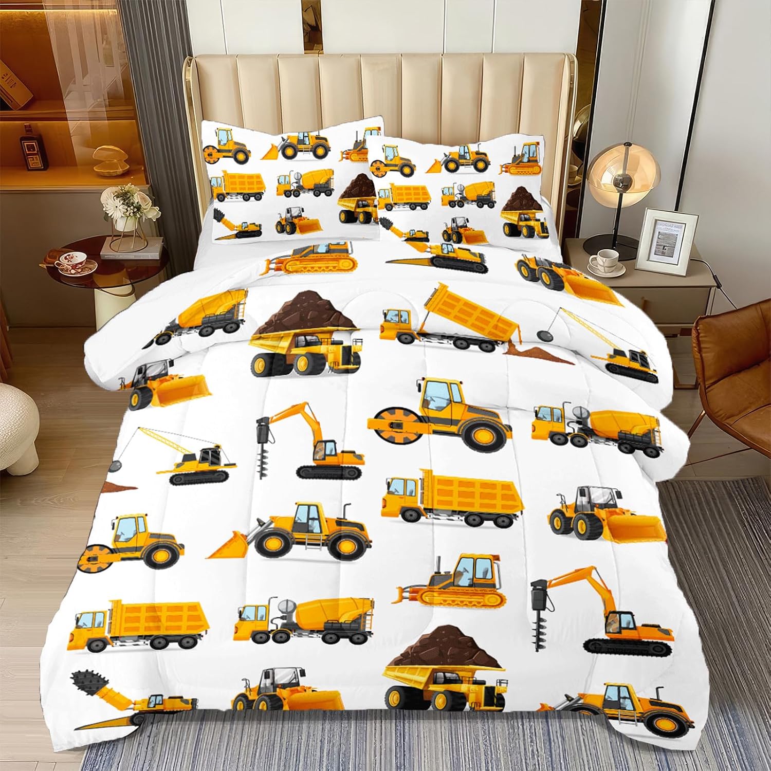 ASKOTU Boys Truck Bed Sets