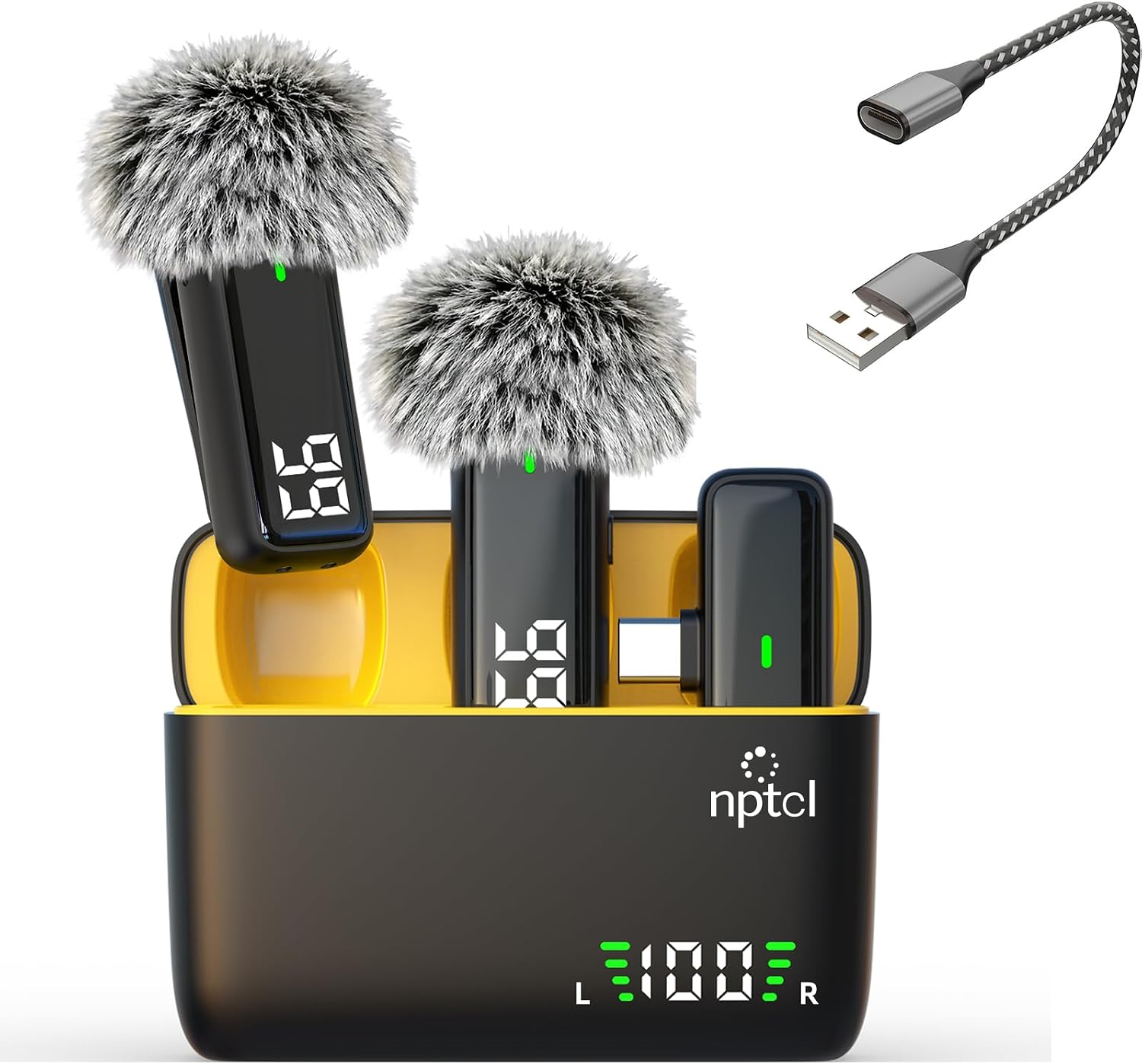 NPTCL Wireless USB-C Microphones