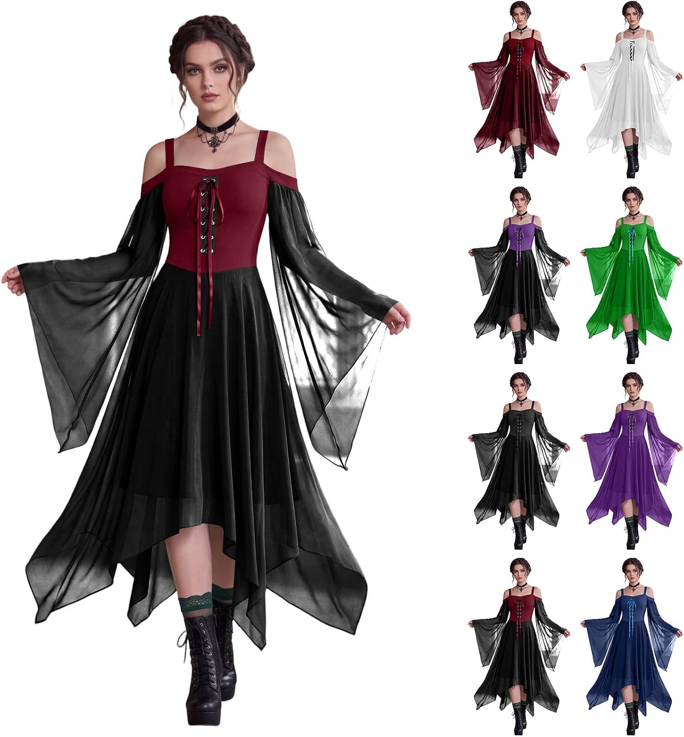 Renaissance Gothic Witches Dresses