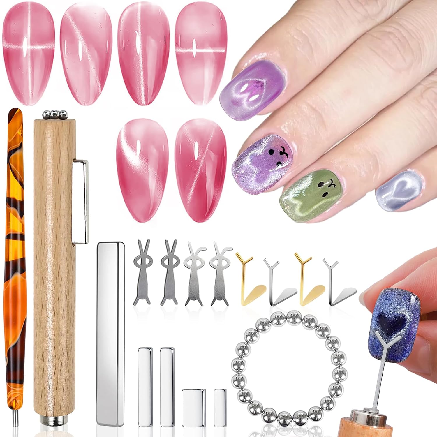 JFIYUOMCI Cat Eye Nail Magnet Kits