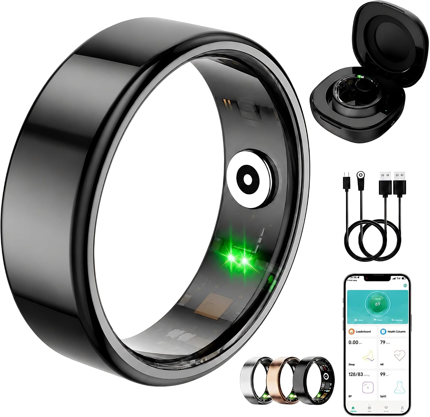 Smart Fitness Tracker Rings