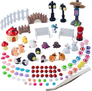 100 Piece Fairy Garden Figurines