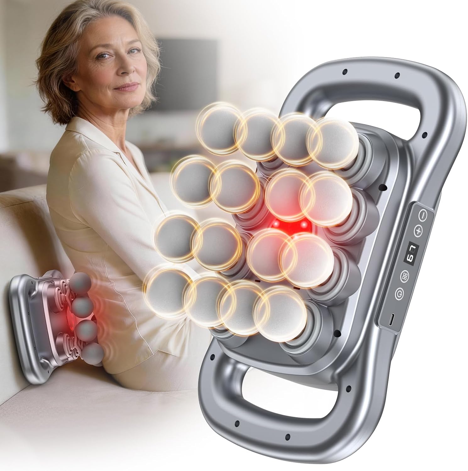 Massage Guns with 16 Heads