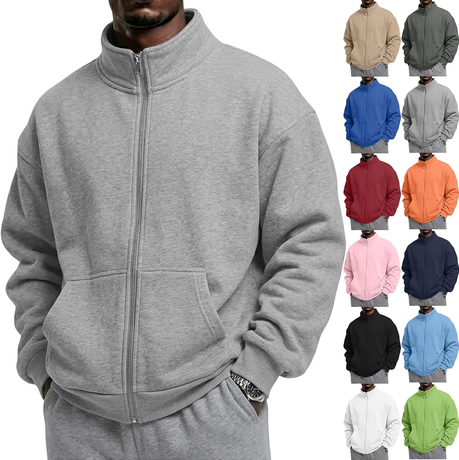 Men's Fleece Zip Sweatshirts