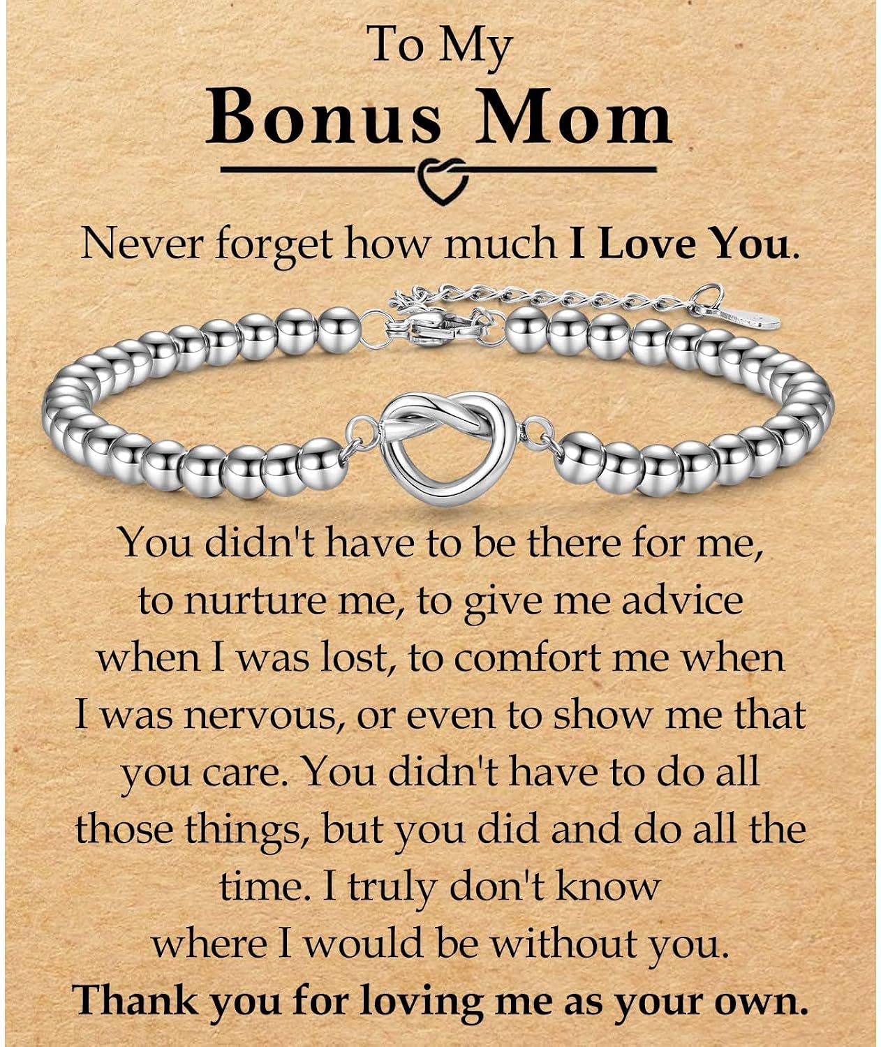 EYQV Bonus Mom Bracelets