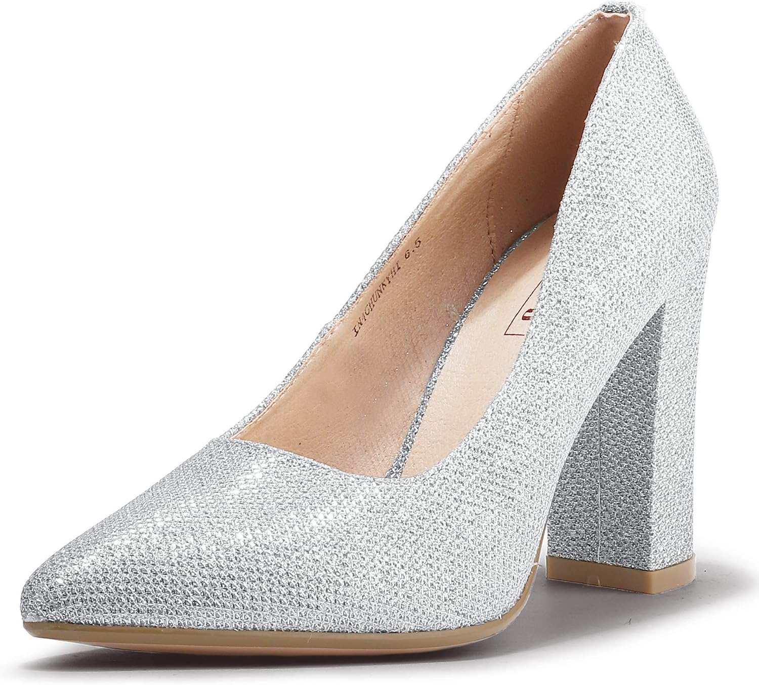 IDIFU Chunky High Heel Pumps