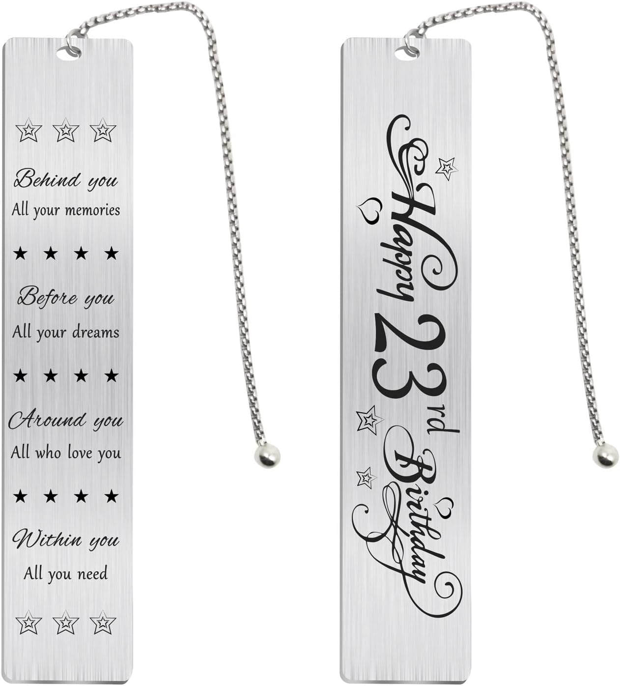 Jzxwan Birthday Bookmarks