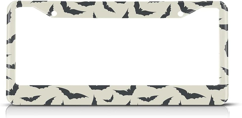 Beabes Evil Bat License Plate Frames