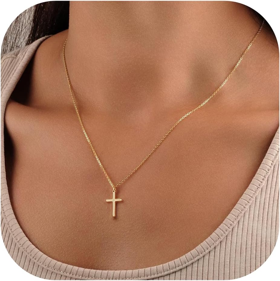 Turandoss Gold Cross Necklaces