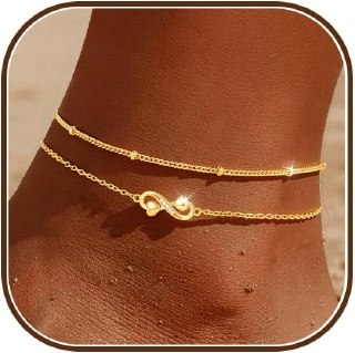 Chihayafuji Sterling Silver Ankle Bracelets