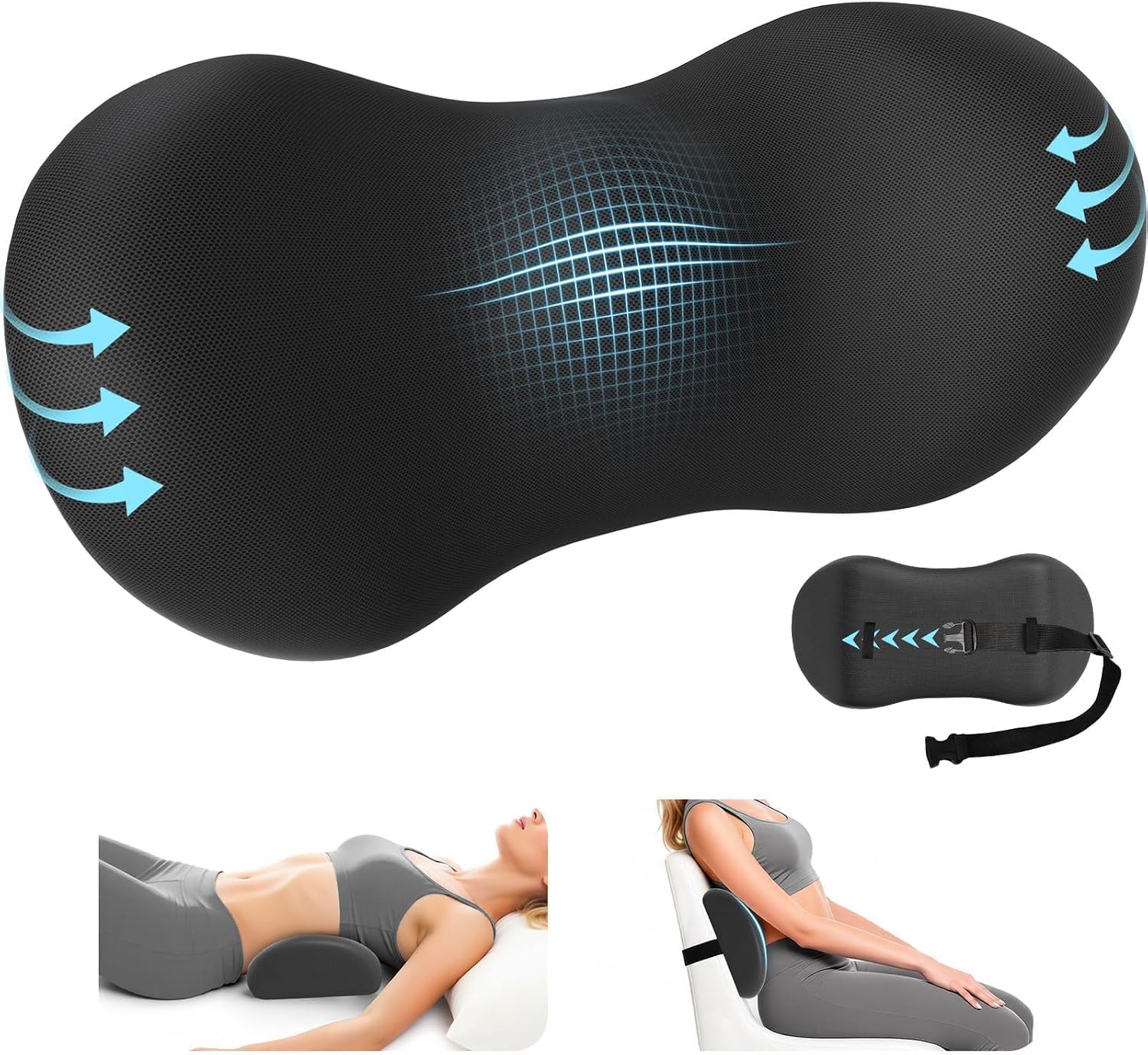 SweetSlubr Back Support Pillows