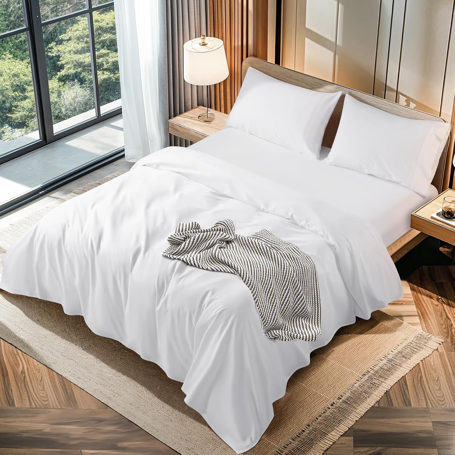 White 100% Cotton Sheets