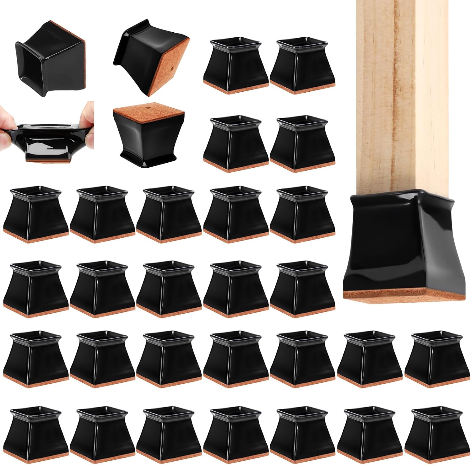 CHUNZEXI Chair Leg Floor Protectors
