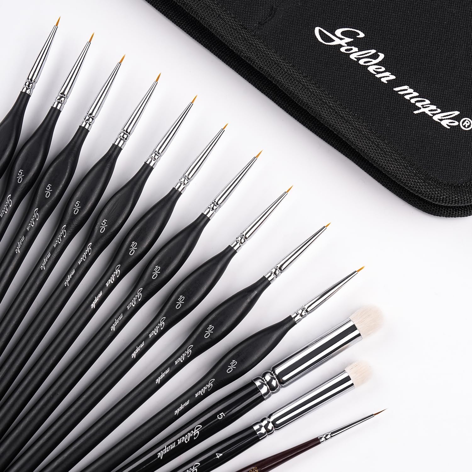 Golden Maple Detailing Brush Sets