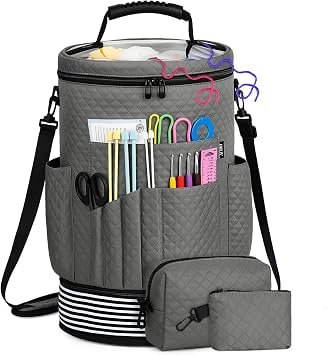 PR!CE DROP ( ) Crochet Yarn Knitting Bag 3PCS Expandable Large Yarn Storage Organizer Bag