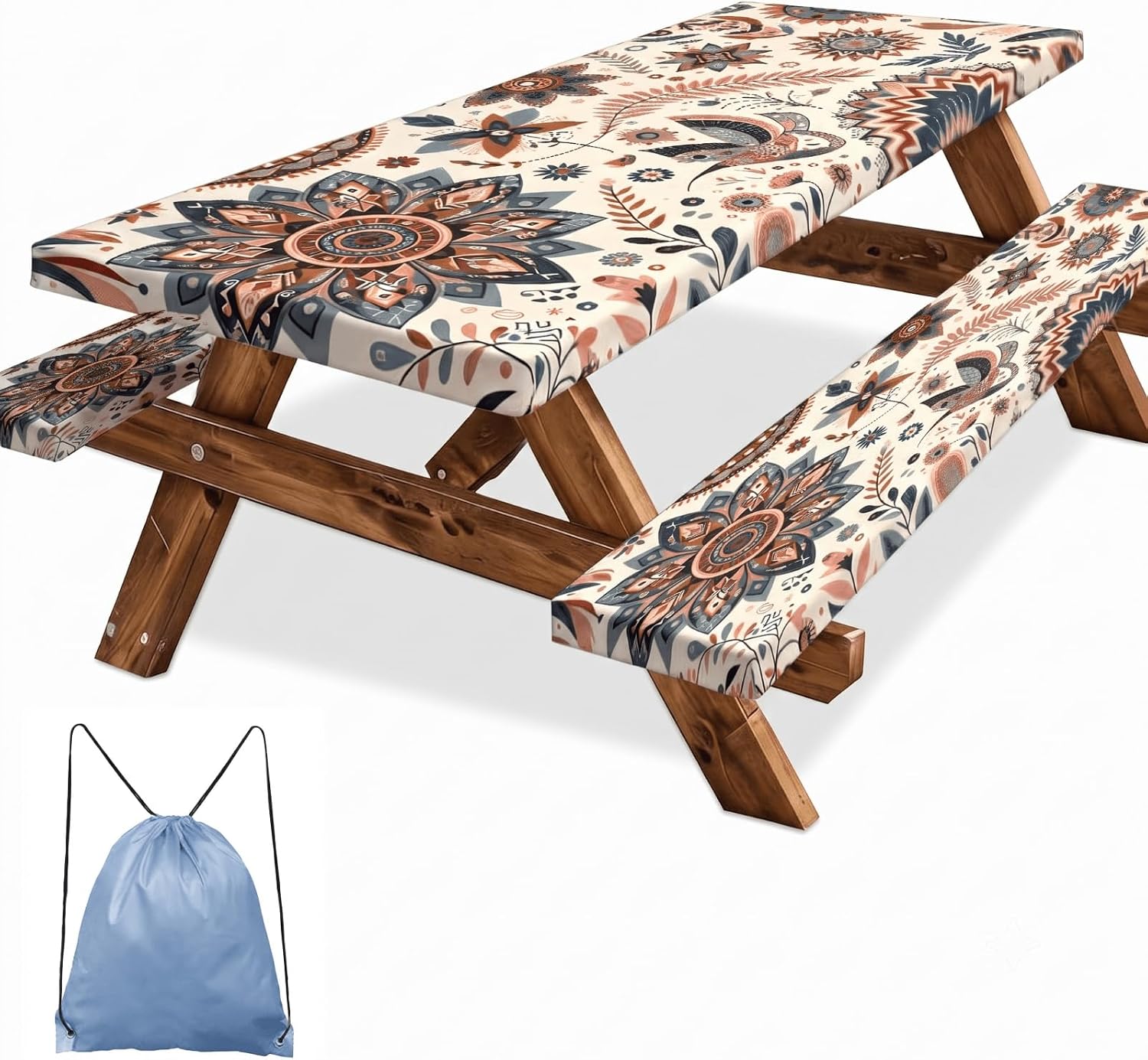 Boho Picnic Table Covers