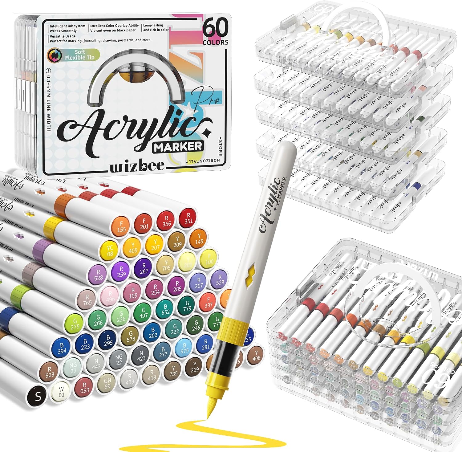 Wizbee Acrylic Paint Markers