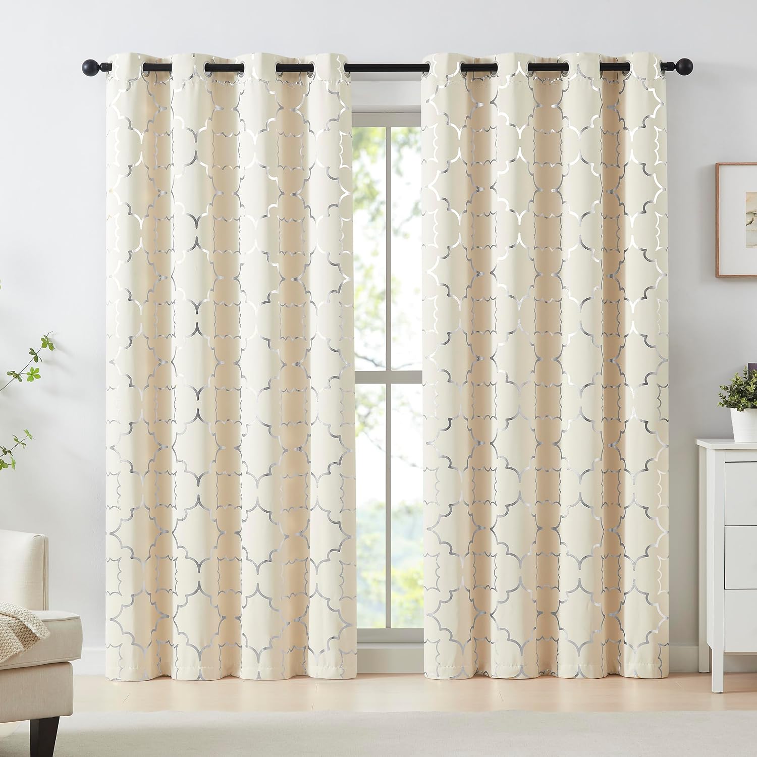 Purainbow Blackout Curtains (Beige) | Home & Kitchen