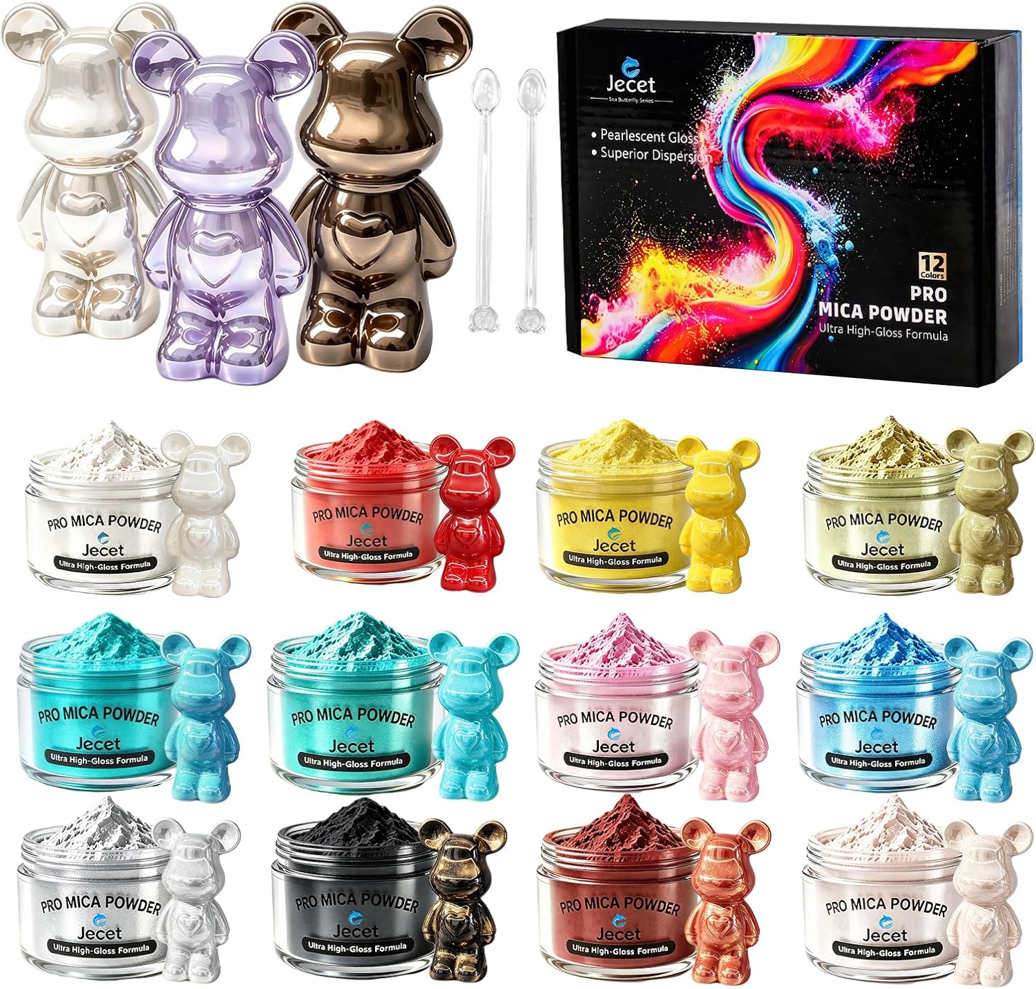 Jecet Mica Powder Pigments