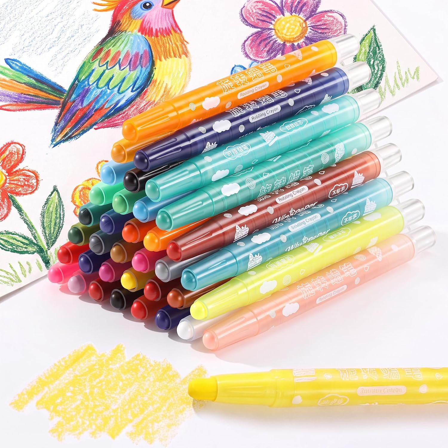 Twistable Gel Crayons (36 Colors