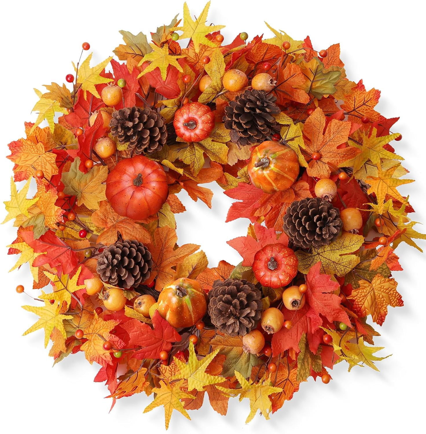 Fall Pumpkin Wreaths (24 Inch