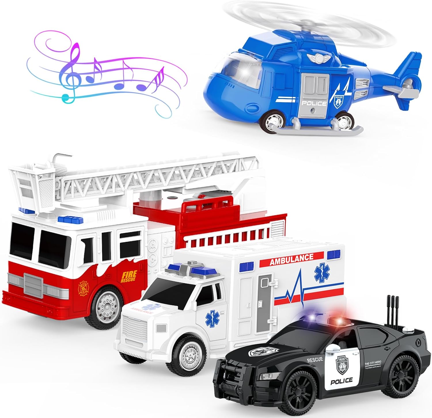 COVTOY Emergency Vehicles