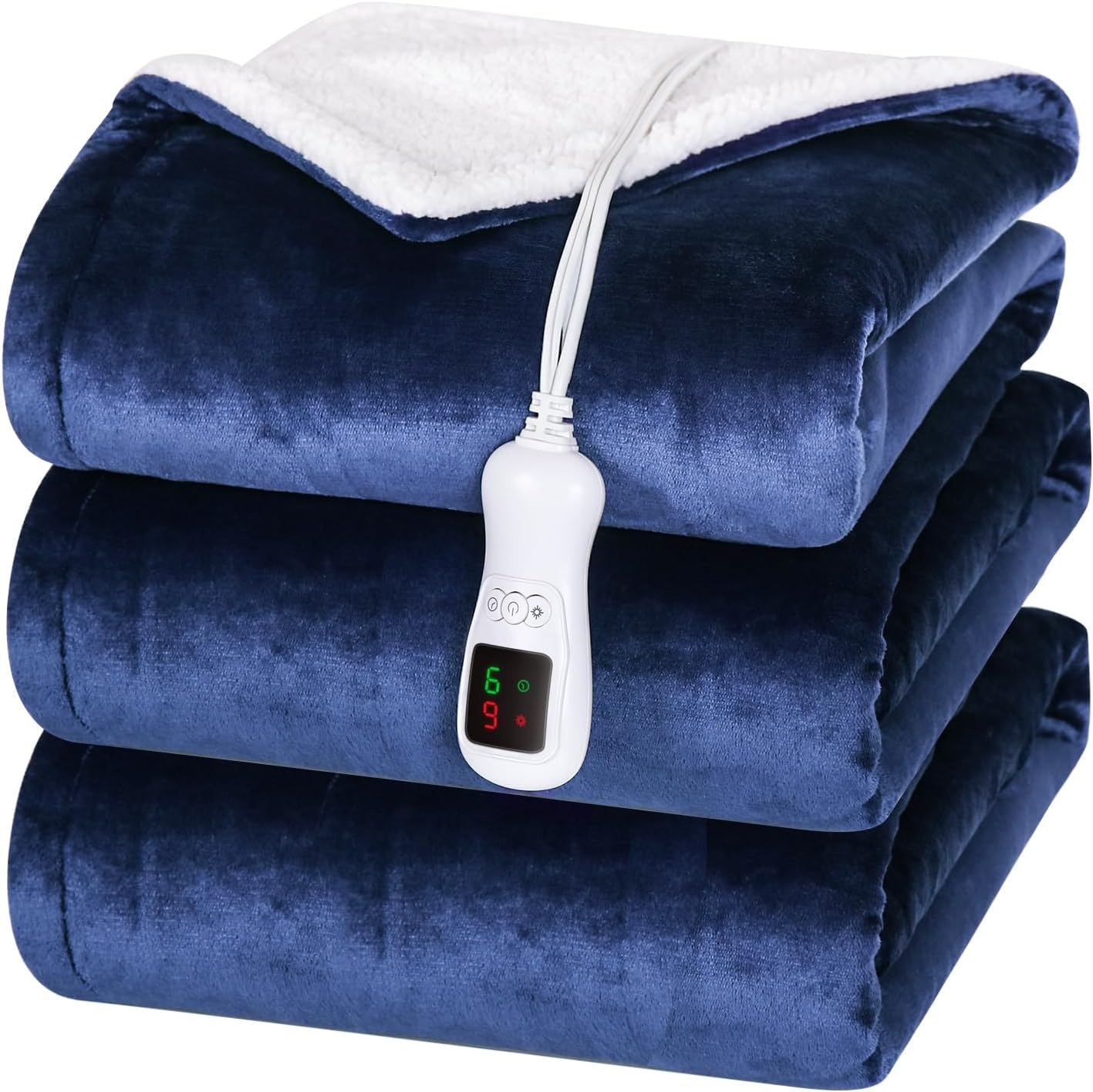 Electric Heated Blankets (Navy Blue