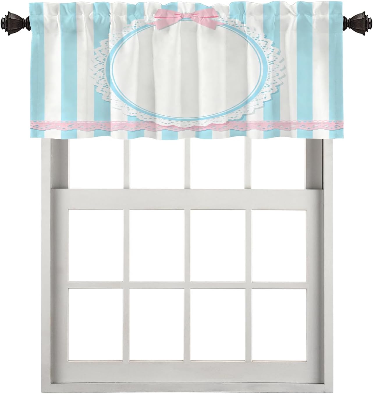 Striped Kitchen Valances