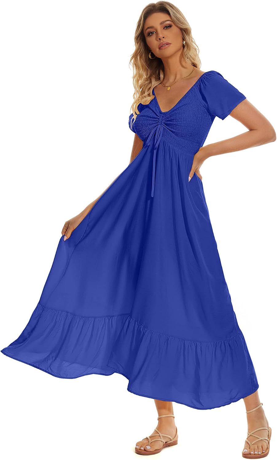 Sanmuzi Boho Maxi Dresses