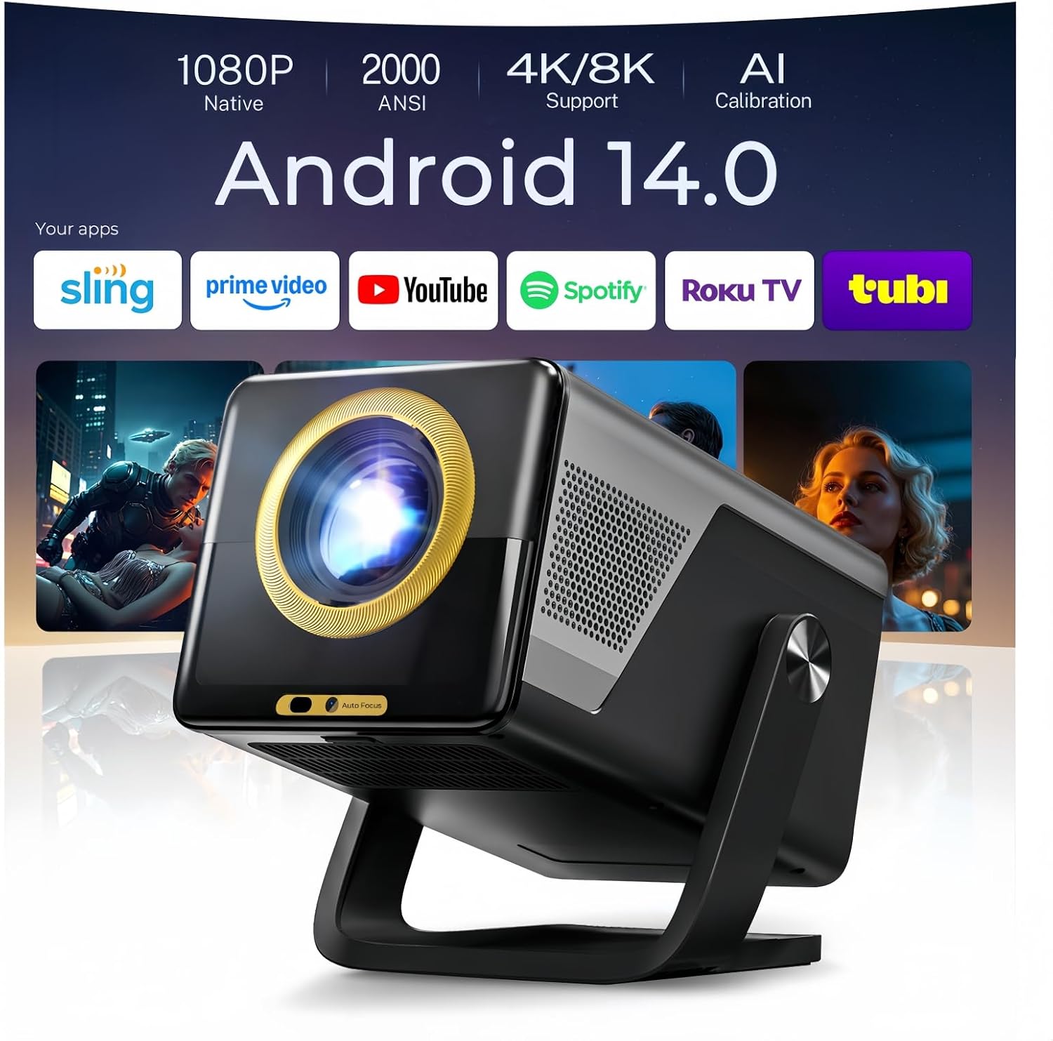 X7 Smart Projectors (1080P