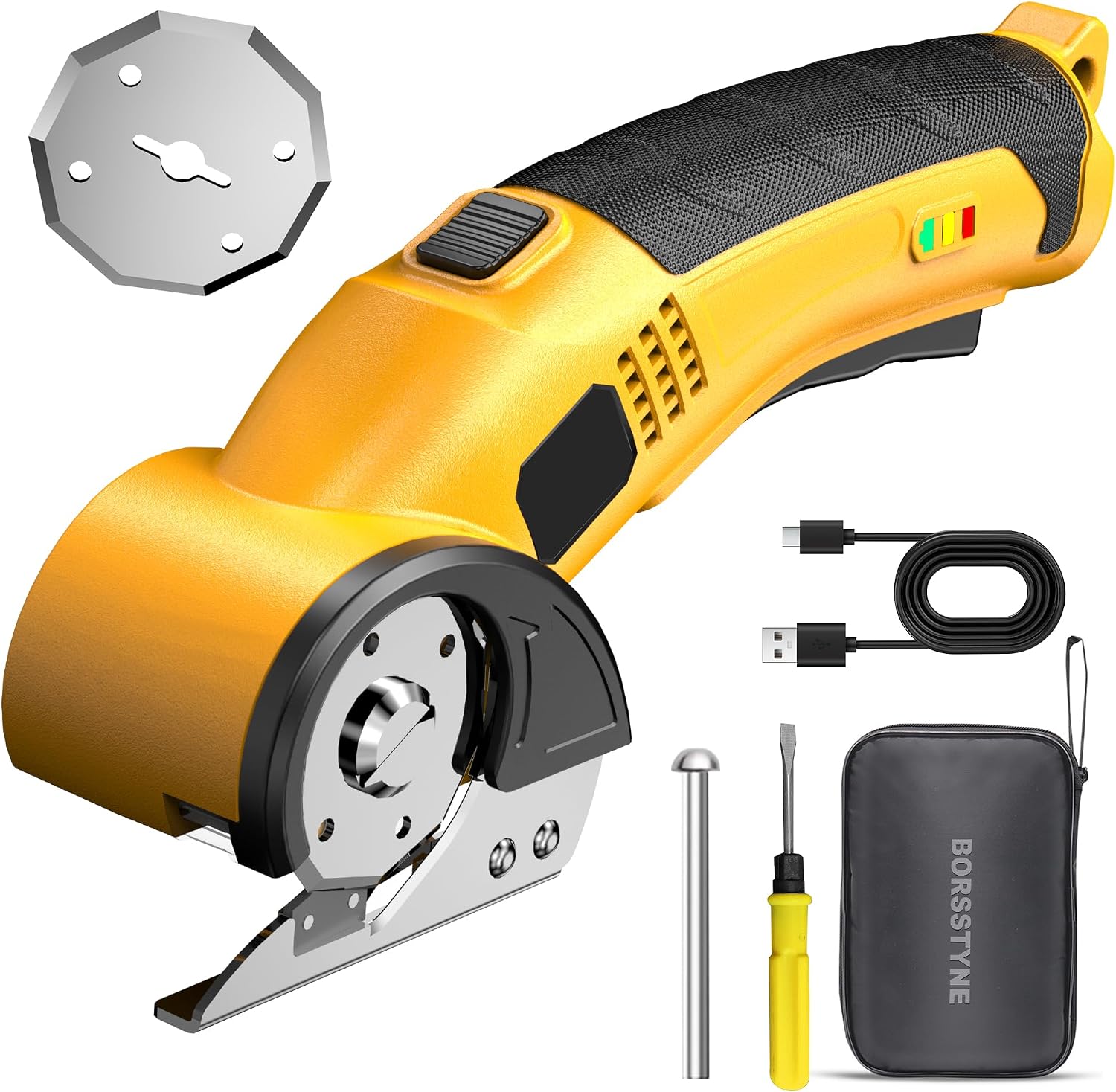 Cordless Electric Scissors (Yellow