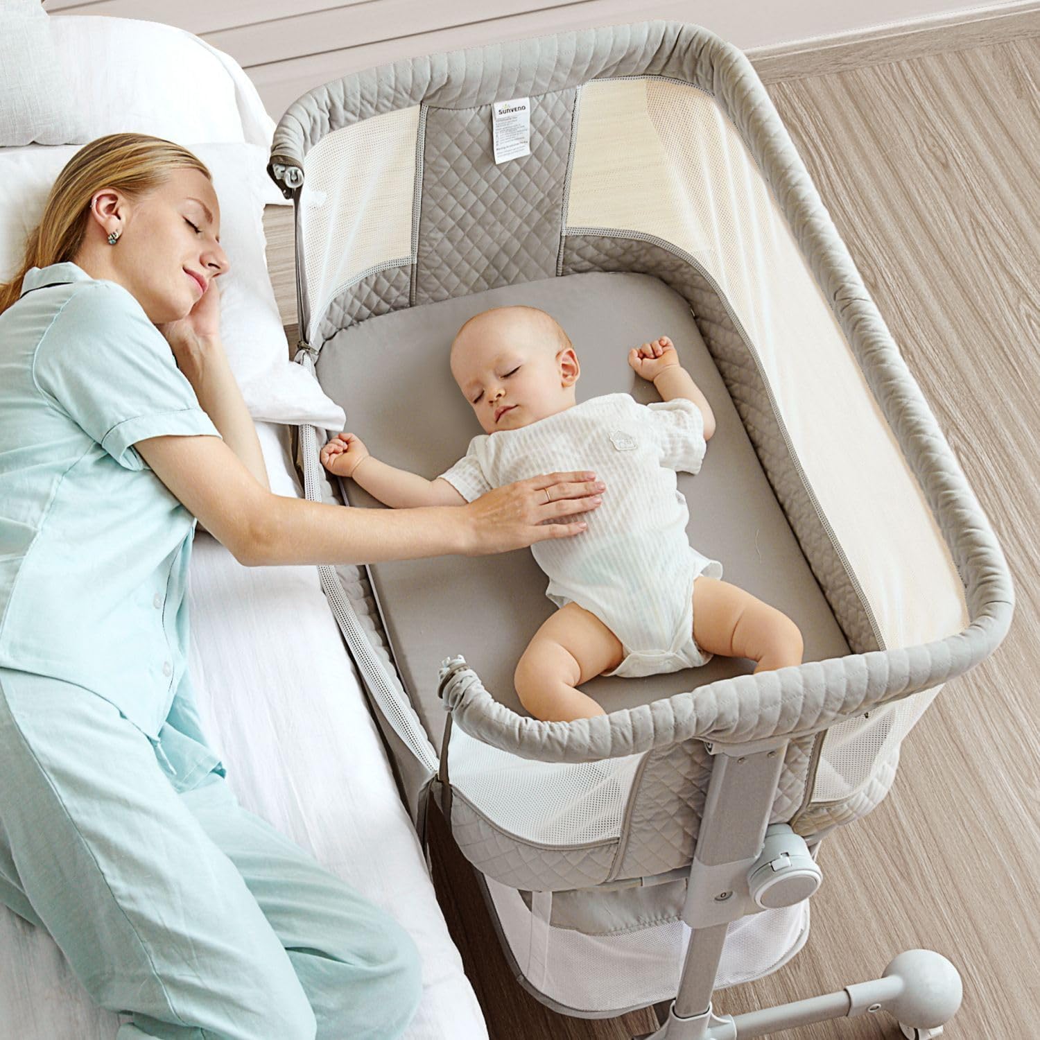SUNVENO Portable Baby Bassinets