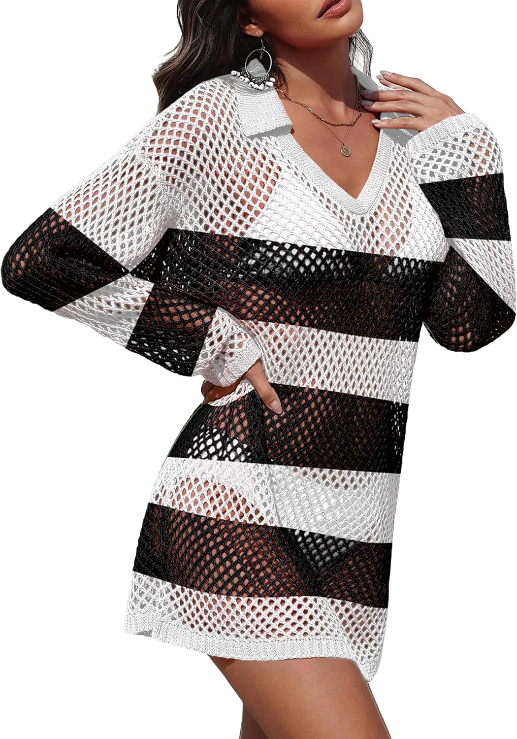Ekouaer Swim Coverup Dresses