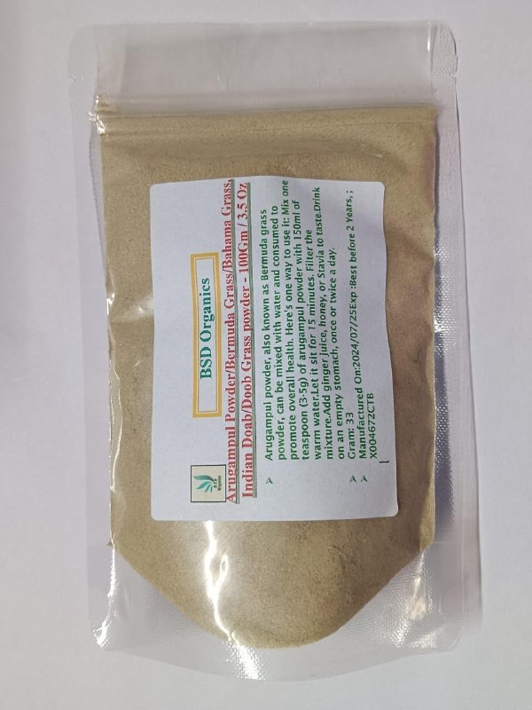 BSD Organics Arugampul Powders