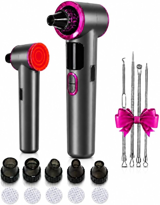 Heated Blackhead Remover Vacuums (Purple