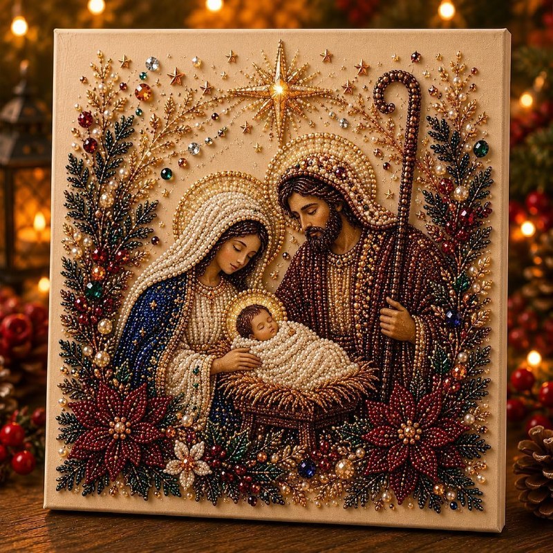 Christmas Pearl Diamond Painting Kits