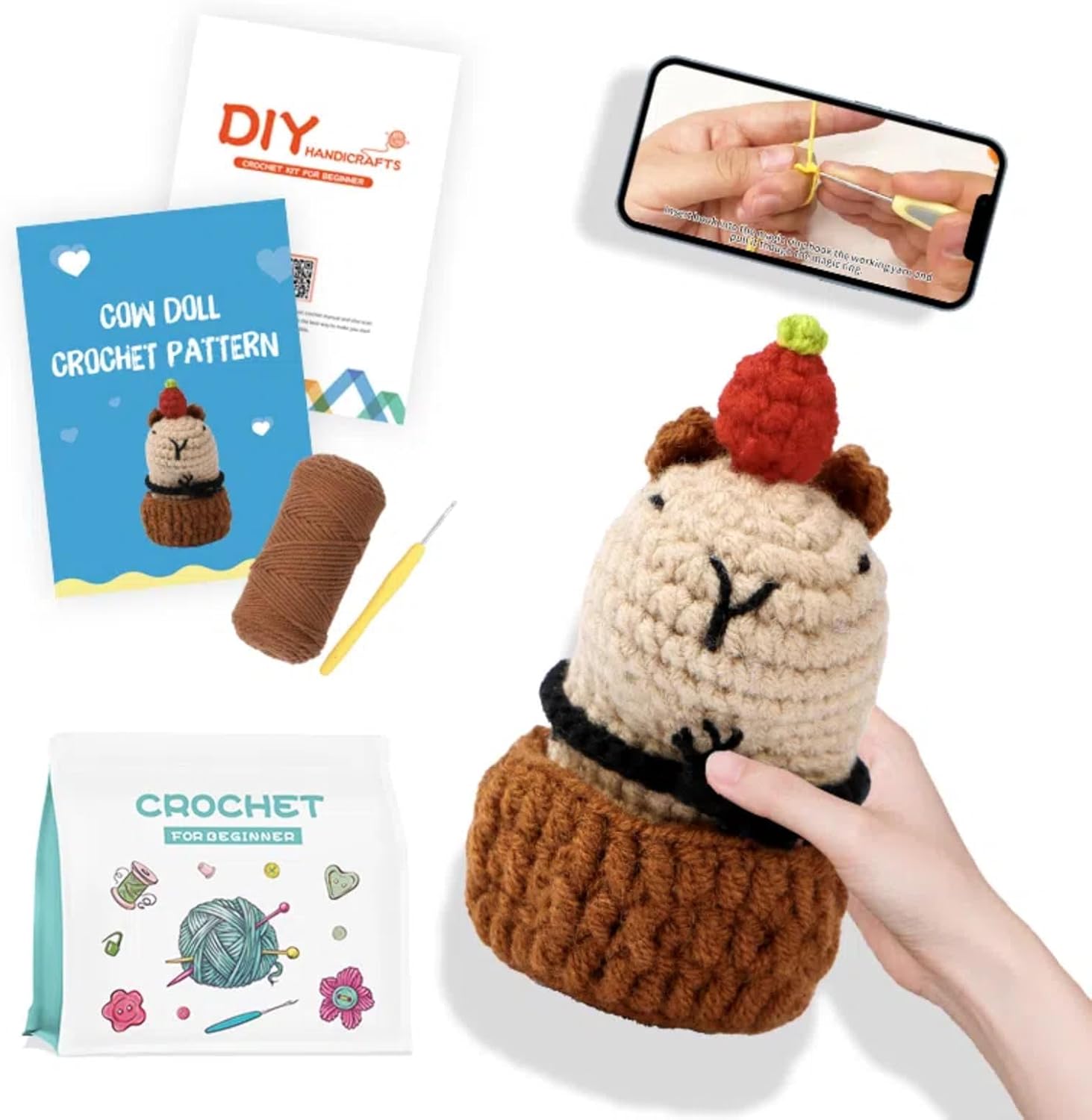 Hylvix Capybara Crochet Kits