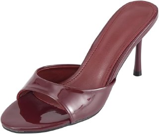 Stiletto Heel Mule Sandals