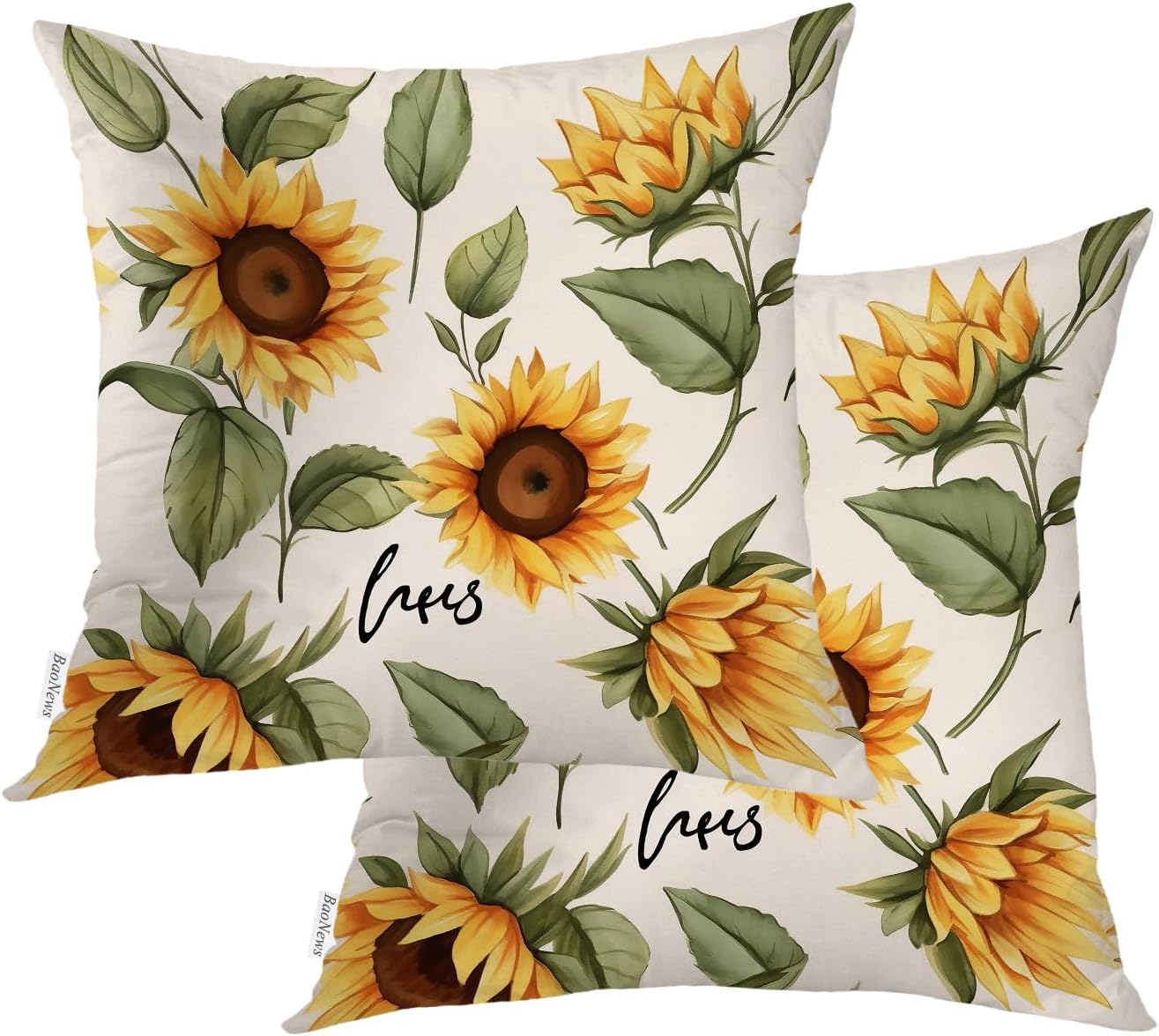 BaoNews Summer Pillow Covers