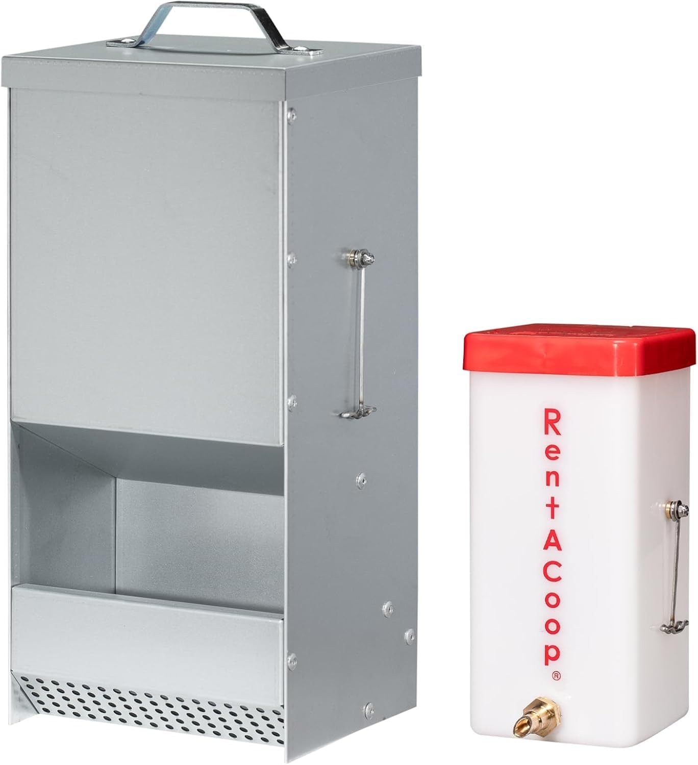RentACoop Metal Feeder & Drinker Sets