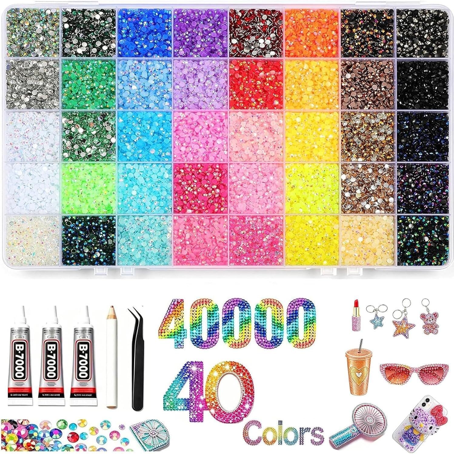 Jelly Resin Rhinestones Kits